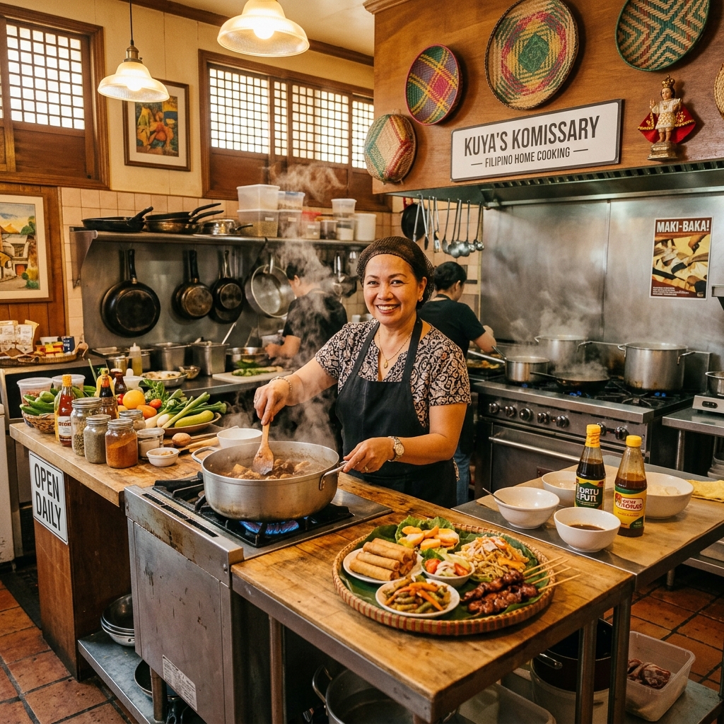 Inside Mommy G's Kitchenette