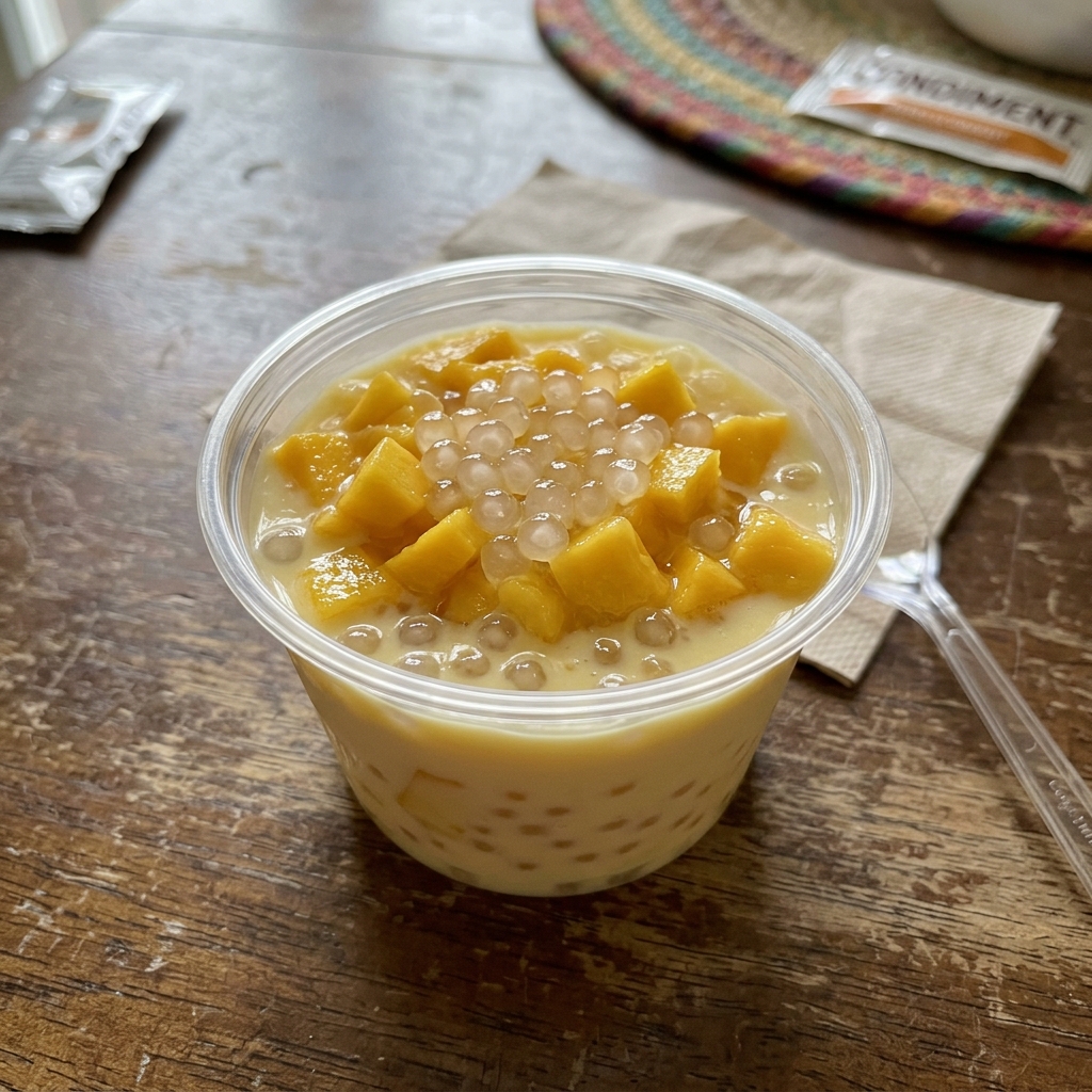 Mango Pudding Tapioca